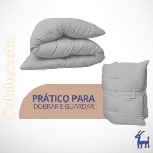 Almofada Futon Dobrável 170x60x9cm Colchonete Multiuso Chão Pallets Sofá Visita Meditação Macia