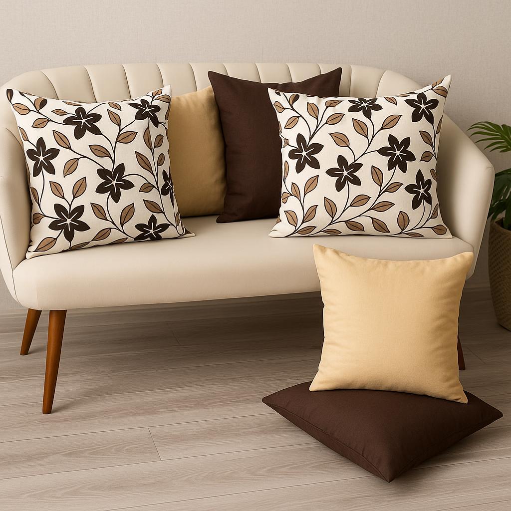 KIT 6 ALMOFADAS LUXO cENCHIMENTO p QUARTO SALA SOFÁ DECORAÇÃO PRONTA