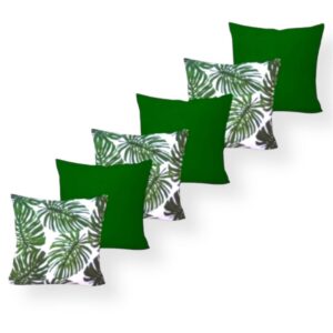 KIT 6 ALMOFADAS LUXO cENCHIMENTO p QUARTO SALA SOFÁ DECORAÇÃO PRONTA - COSTELA VERDEcVERDE
