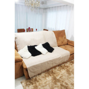 Manta Para Sofá 400x180 Mts Luxo Super King Gigante Tipo Capa De Sofá Algodão
