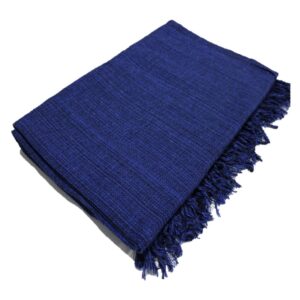 Manta Para Sofá 400x180 Mts Luxo Super King Gigante Tipo Capa De Sofá Algodão - Azul Royal