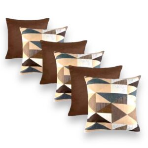 KIT 6 ALMOFADAS LUXO cENCHIMENTO p QUARTO SALA SOFÁ DECORAÇÃO PRONTA - GEO TABACOcTABACO