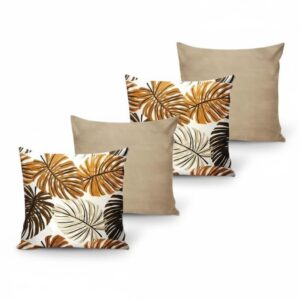 KIT c4 ALMOFADAS COM ENCHIMENTO PARA SALA QUARTO OU SOFÁ 45X45cm - COSTELA4cPALHA