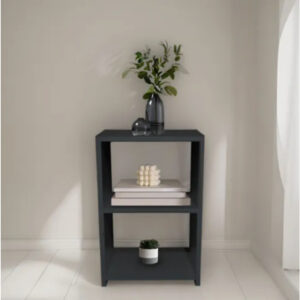 Mesa de Cabeceira Nicho Quarto Cama Branco/Preto