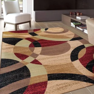 Tapete Geométrico Nórdico para Sala de Estar - Decoração Moderna - Cor 2, 80 x 120 cm