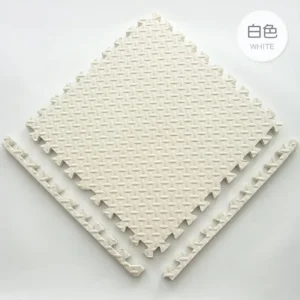 Tapete de Jogo em EVA para Crianças - 16 Peças 30x30cm - BRANCO, 4 peças