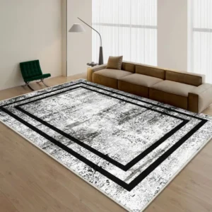 Tapete Antiderrapante Moderno para Sala e Quarto - Conforto e Estilo - Cor 5, 80x120cm