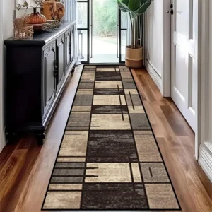 Tapete Geométrico Moderno para Decoração de Sala e Corredor