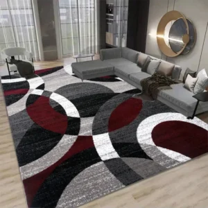 Tapete Geométrico Nórdico para Sala de Estar - Decoração Moderna - Cor 9, 120 x 160 cm
