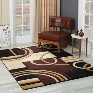 Tapete Geométrico Nórdico para Sala de Estar - Decoração Moderna - Cor 6, 80 x 120 cm