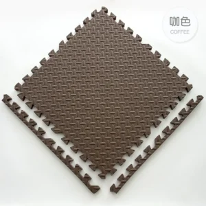 Tapete de Jogo em EVA para Crianças - 16 Peças 30x30cm - Café, 4 peças