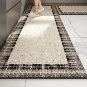 Tapete Antiderrapante à Prova d'Água para Cozinha - Estilo Minimalista - AD3166-P-8, 1 unidade 58x180cm