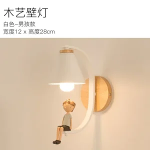 Luminária de Parede LED Nórdica Moderna para Decoração de Ambientes - Branco Estilo 1