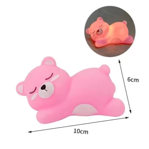 Luminária Decorativa Coelho Panda para Páscoa - Luz Noturna Fofa - S7
