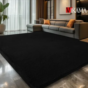 Tapete de Pelúcia Grande Vikama para Sala e Quarto - Estilo Nórdico