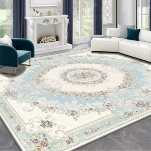Tapete Antiderrapante Retro Persa para Sala de Estar e Quarto - SJR-100013777, 50 cm x 80 cm