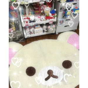 Tapete Rilakkuma Macio e Bonito para Quarto - 40x60cm e 60x117cm - 60x117cm, Modelo A
