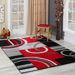 Tapete Geométrico Nórdico para Sala de Estar - Decoração Moderna - Cor 3, 80 x 120 cm
