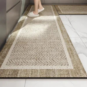 Tapete Antiderrapante à Prova d'Água para Cozinha - Estilo Minimalista - AD3168-P-8, 1 unidade 120x160cm
