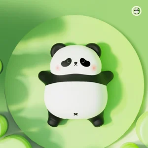 Luz Noturna Panda de Silicone com Sensor de Toque - Decoração Infantil