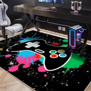 Tapete Esportivo Antiderrapante para Quarto e Escritório - VIKAMA - 160x230cm, Lavável 14