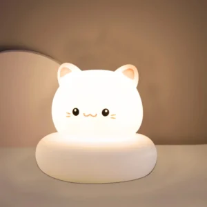 Luz Noturna LED Infantil com Intensidade Regulável para Quarto - Cat