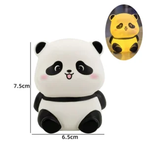 Luminária Decorativa Coelho Panda para Páscoa - Luz Noturna Fofa - S9