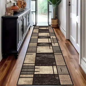 Tapete Geométrico Moderno para Decoração de Sala e Corredor - Cor 1, 40x120cm