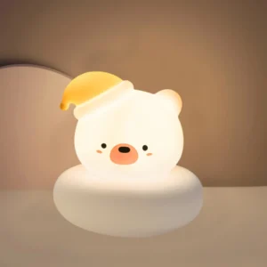 Luz Noturna LED Infantil com Intensidade Regulável para Quarto - Bear