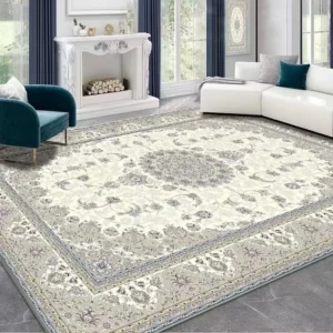 Tapete Antiderrapante Retro Persa para Sala de Estar e Quarto - SJR-200844062, 160 cm x 230 cm