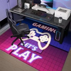 Tapete Esportivo Antiderrapante para Quarto e Escritório - VIKAMA - 120x160cm, Lavável 16