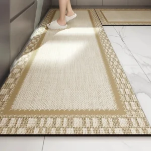 Tapete Antiderrapante à Prova d'Água para Cozinha - Estilo Minimalista - AD3162-P-8, 1 unidade 100x150cm