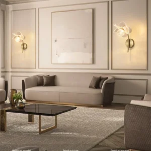 Lâmpada de Parede LED em Forma de Flor - Iluminação Moderna e Decorativa