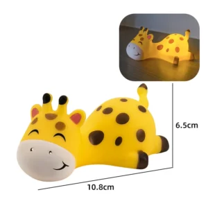 Luminária Decorativa Coelho Panda para Páscoa - Luz Noturna Fofa - S5