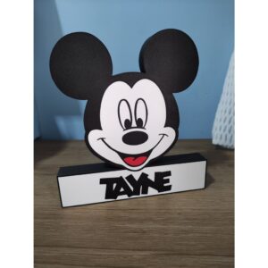 Luminária PERSONALIZADA Mickey ou SONIC ou outro personagem consulte - led impressão 3D - nome