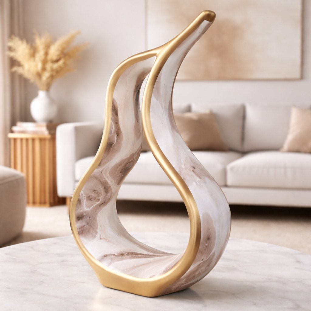 Enfeite Vaso Pinguim Ceramica Decoração Rack Sala Estante Aparador