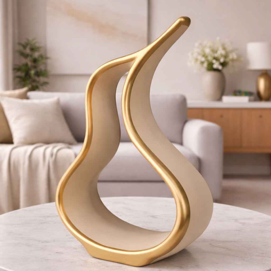 Enfeite Vaso Pinguim Ceramica Decoração Rack Sala Estante Aparador