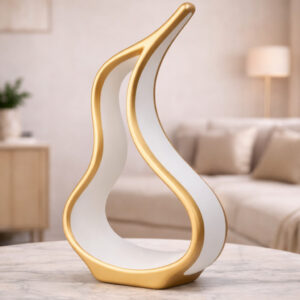 Enfeite Vaso Pinguim Ceramica Decoração Rack Sala Estante Aparador