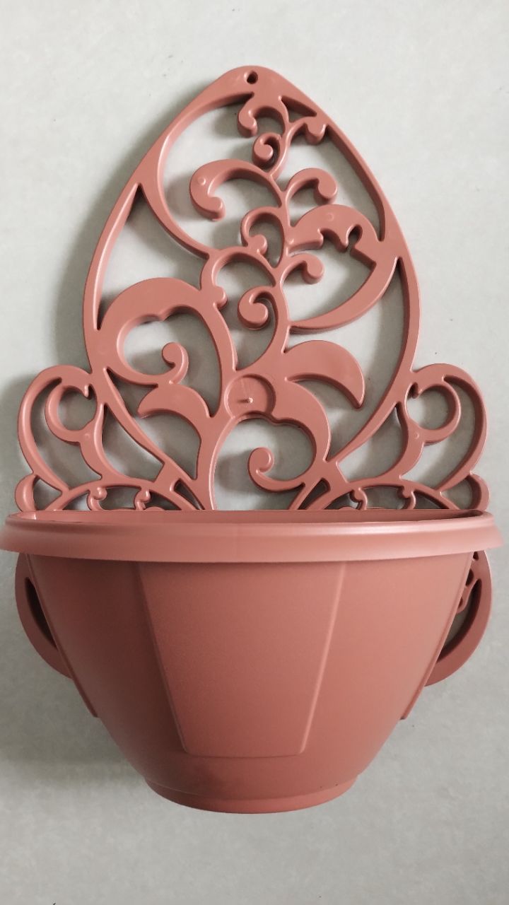 Kit 5 Vasos Arandelas Com Suporte Para Flores Suculentas E Plantas Vaso Meia Lua Para Parede
