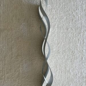 ESCULTURA ONDULADA DE PAREDE DE METAL,DECORAÇAO ENFEITE METAL DE AÇO,ESCULTURA DECORATIVA