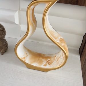 Enfeite Vaso Pinguim Ceramica Decoração Rack Sala Estante Aparador
